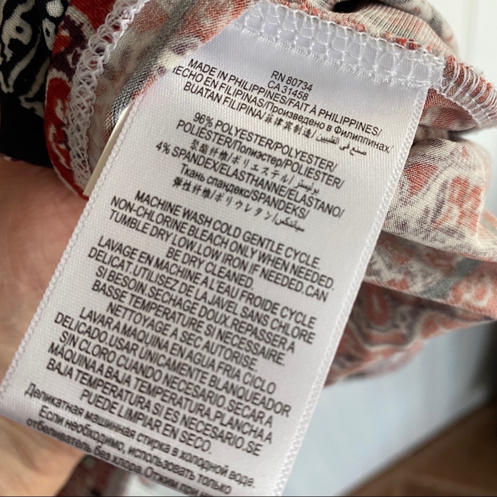 Bcbgeneration Patchwork Print Jersey Dress Size M - image 7